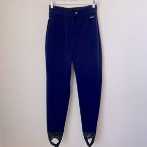 Vintage 80s Edelweiss Stirrup Ski Pants